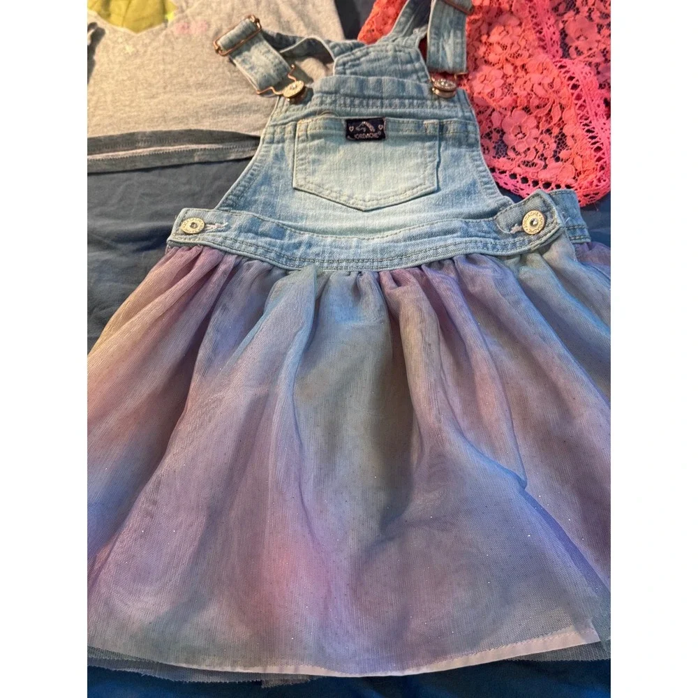 Girls Clothing Bundle Jordache Denim Tulle‎ Dress Gymboree Star Wars Grogu Lace